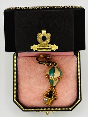 Juicy Couture Charm Hot Air Balloon Purse Charm w/box limited edition